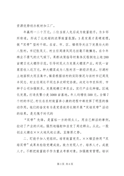 先锋工程协调经济发展交流材料.docx