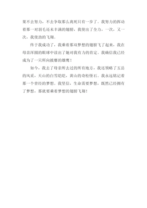 乘着理想的翅膀作文.docx