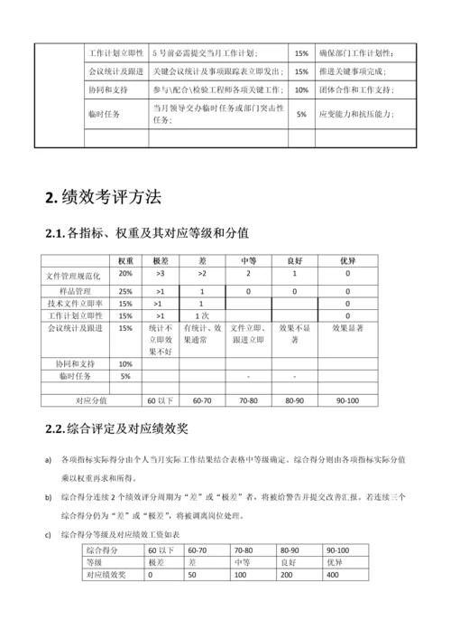 关键技术部文员岗位职能职责说明指导书.docx