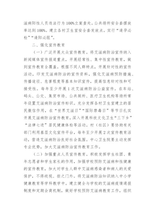 卫生院艾滋病防治实施方案_1.docx