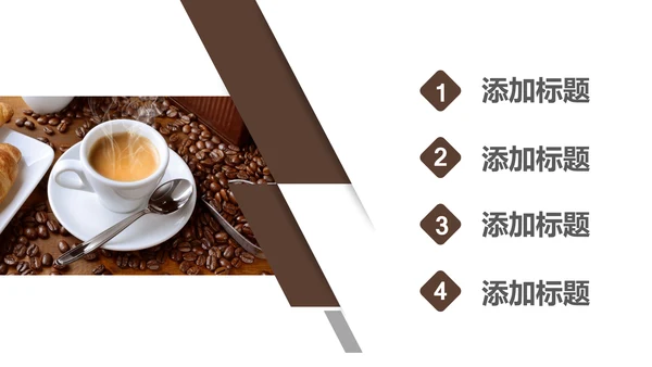 美味下午茶西餐厅休闲咖啡厅介绍咖啡介绍PPT模板