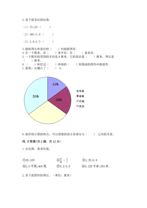 人教版六年级上册数学期末测试卷附完整答案（有一套）.docx