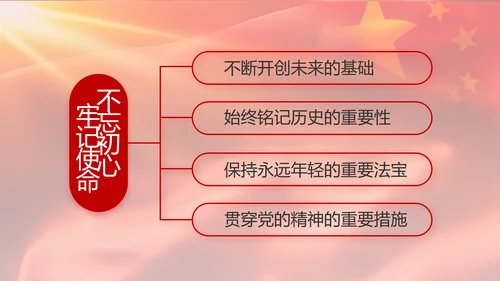 红色大气入党积极分子年终工作总结动态PPT