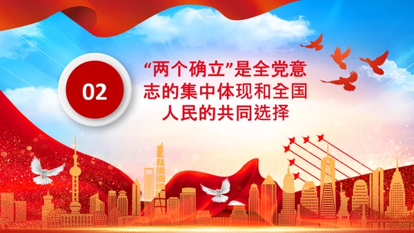两个确立的决定意义党支部党课PPT课件