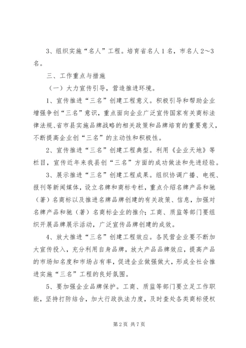 企业三名创建实施意见.docx