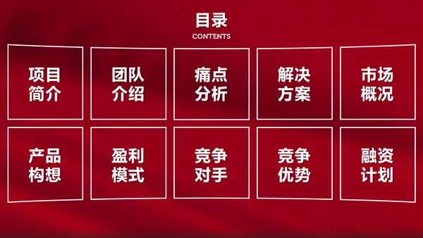 商业计划书自查手册ppt模板