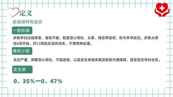 绿色风简约风医学风护理风妊娠剧吐PPT课件