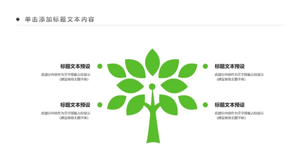 绿色清新植物生长敬畏生命成长励志PPT模板