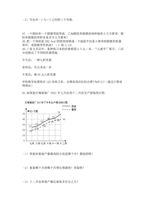 小升初数学应用题50道（重点）.docx