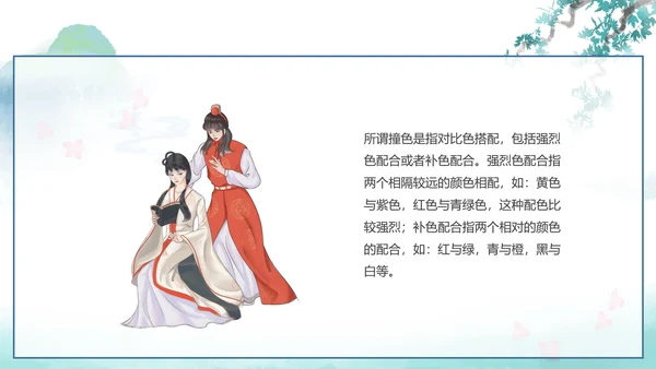 中国传统服饰历史演变过程汉服PPT模板