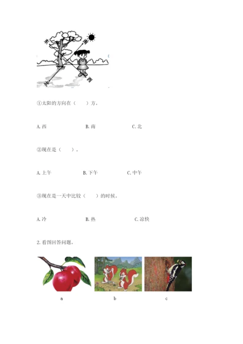 教科版二年级上册科学期末测试卷及参考答案（夺分金卷）.docx
