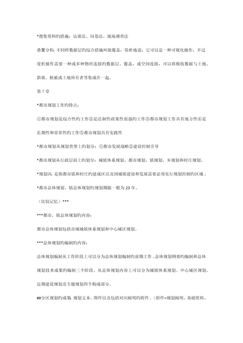 河南城建学院城市规划原理第一年考试复习资料.docx