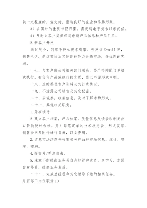 外贸部门岗位职责_2.docx