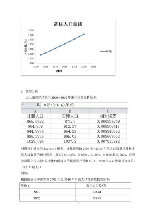 深圳人口与医疗需求预测建模论文.docx