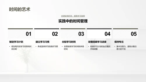 科学学习与时间管理