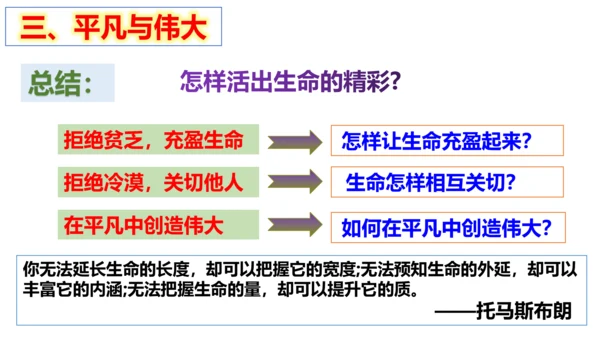 【新课标】10.2 活出生命的精彩课件（30张PPT）