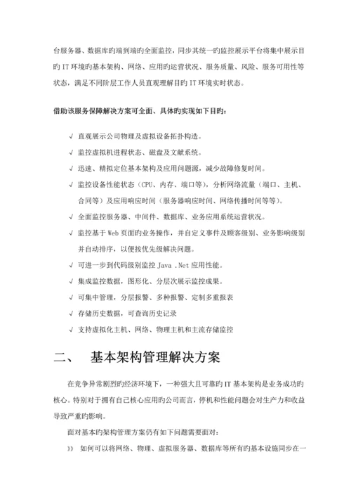 IT服务保障解决专题方案.docx