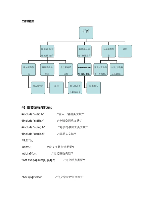 C语言程序设计超市基础管理系统.docx