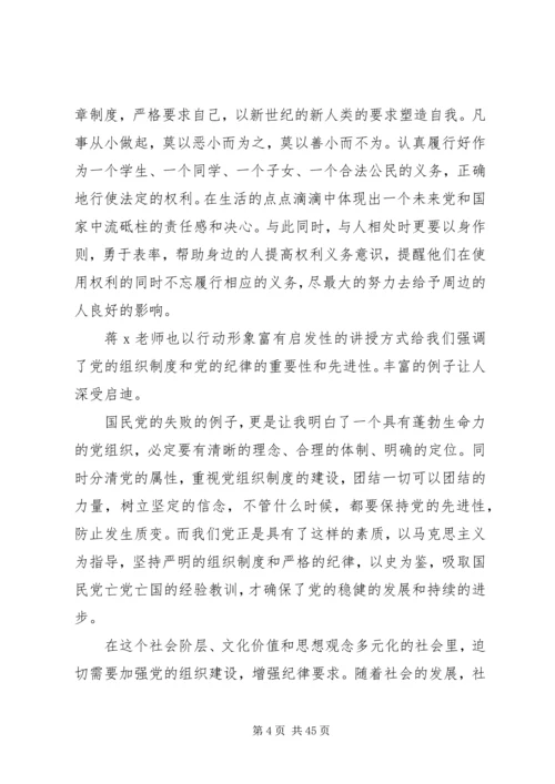 党课思想汇报——践行党章，严于律己_1.docx