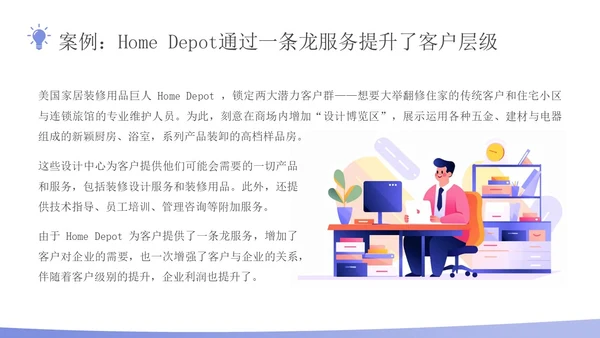蓝色插画风客户分级管理企业员工培训PPT课件