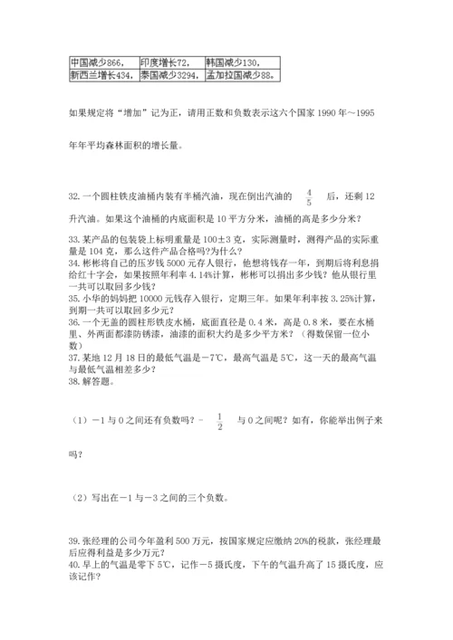 六年级小升初数学解决问题50道带答案（培优）.docx
