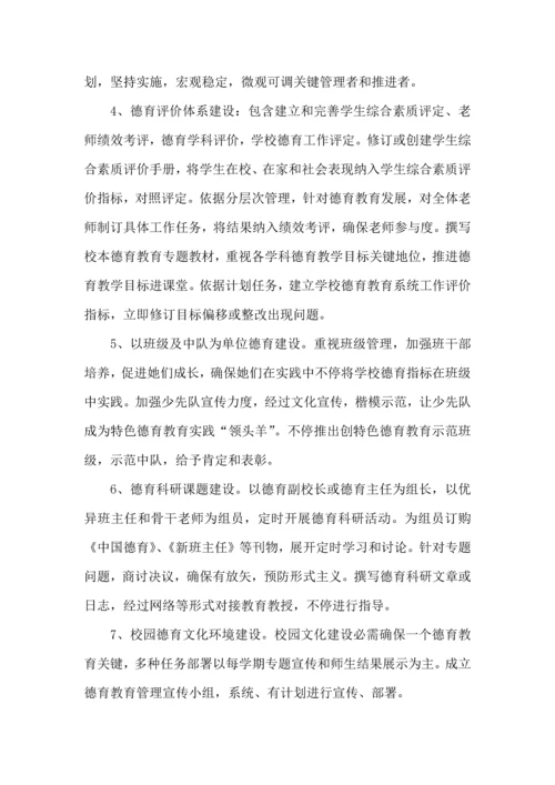 小学德育工作三年发展规划方案草案.docx