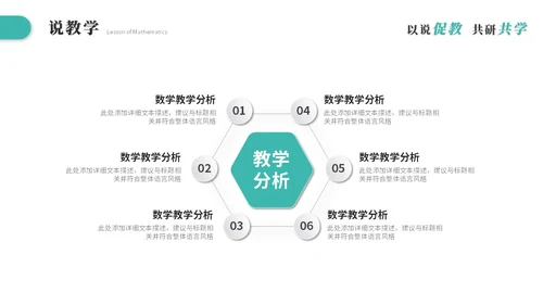 绿色简约微粒体教师说课教学课件公开课教育培训ppt模板