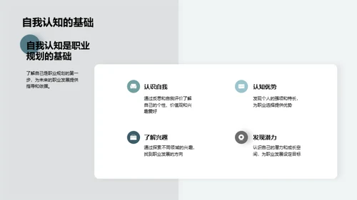 职业规划与自我认知
