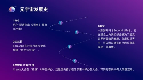 蓝紫色元宇宙培训课件