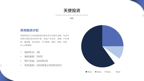 蓝色简约商务商业计划书项目招商合作ppt模板