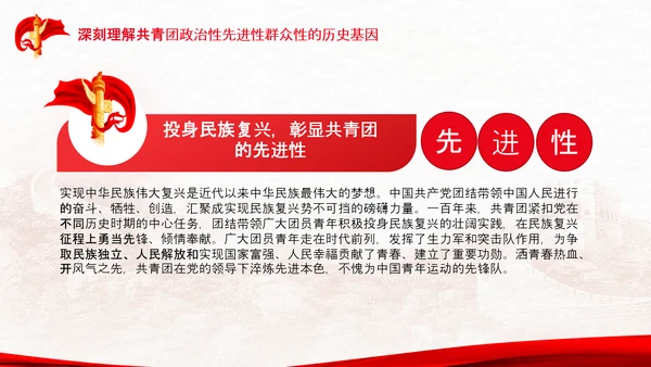 共青团成立100周年大会讲话改革团委PPT