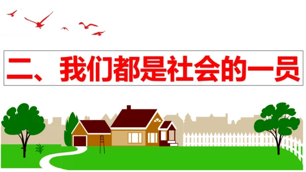 【新课标】1.1 我与社会（26张ppt）【2024年秋新教材】2024-2025学年度八年级道德与