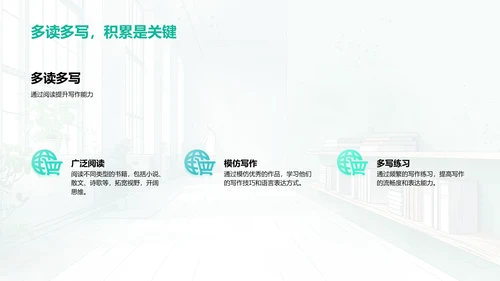 创意写作教学PPT模板