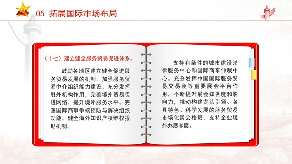 关于以高水平开放推动服务贸易高质量发展的意见全文学习PPT课件