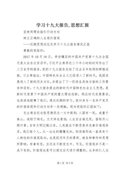 学习十九大报告,思想汇报 (4).docx