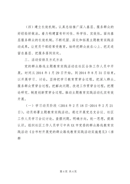 群众路线教育会议方案 (4).docx