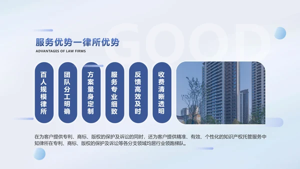 简约商务风律师事务所机构宣传