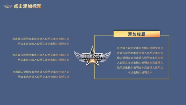 无兄弟不开黑电竞王者竞技游戏通用PPT模板
