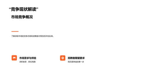 求职简历制作PPT模板
