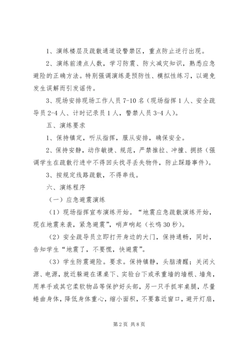 防灾减灾应急疏散及灭火演练方案.docx