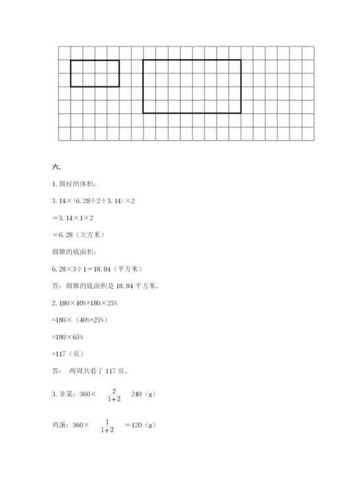 苏教版数学六年级下册试题期末模拟检测卷精品【考点梳理】.docx