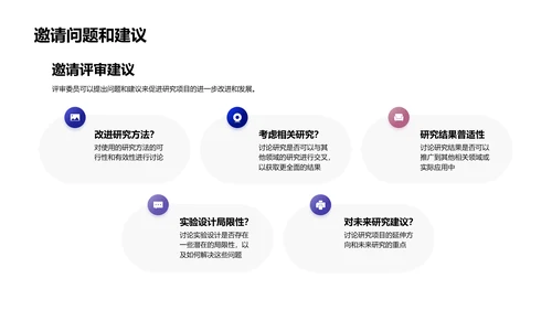 硕研项目答辩报告PPT模板