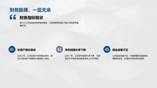 年中财务与运营报告PPT模板