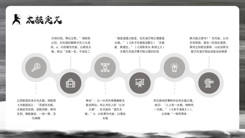 深色简约太极PPT模板宣传PPT动态PPT中国传统文化