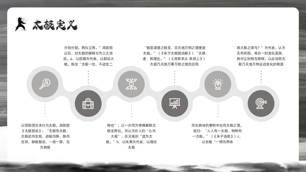 深色简约太极PPT模板宣传PPT动态PPT中国传统文化