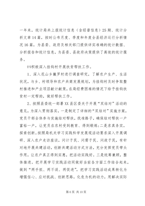 统计局年度工作总结及工作计划.docx