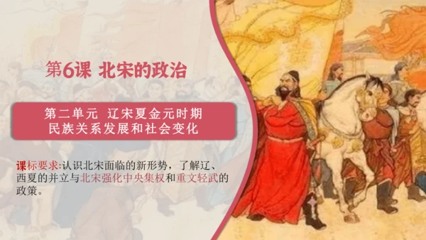 第6课 北宋的政治  课件