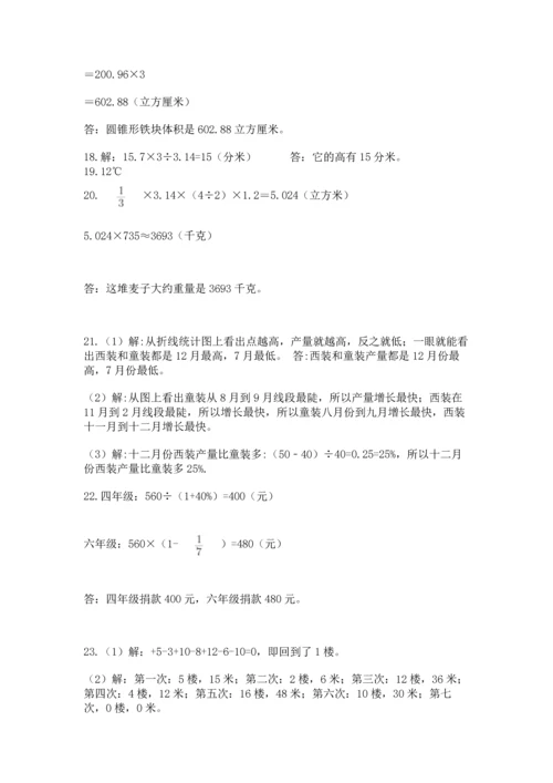 六年级小升初数学解决问题50道附答案【基础题】.docx
