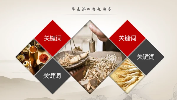 传统中医学中医院中医文化中草药PPT模板