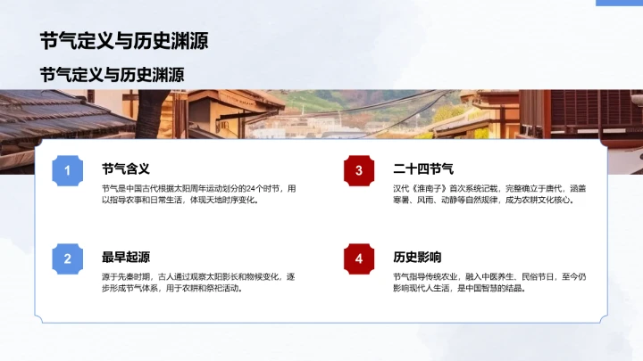 二十四节气小寒PPT模板